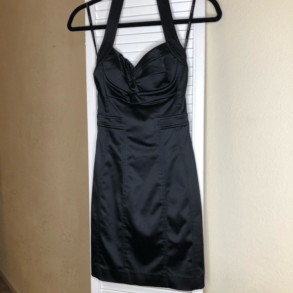 Bebe Black Halter Dress